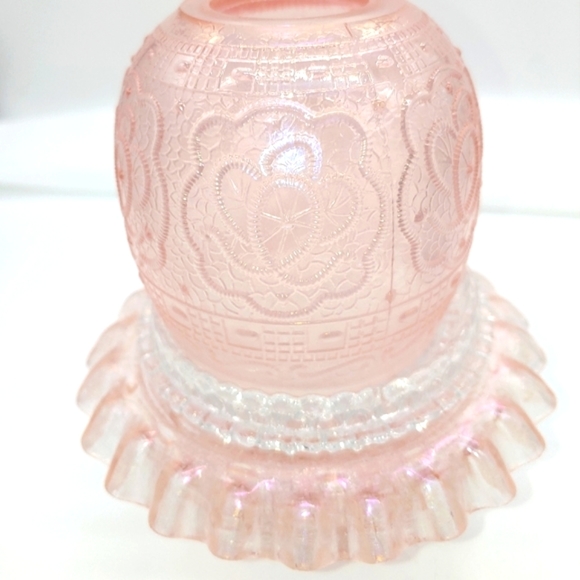 Fenton vintage pink fairy lamp RARE - Picture 3 of 7